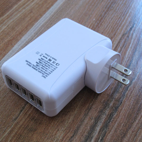 5 Port USB Charger US/EU/UK/AU Plug