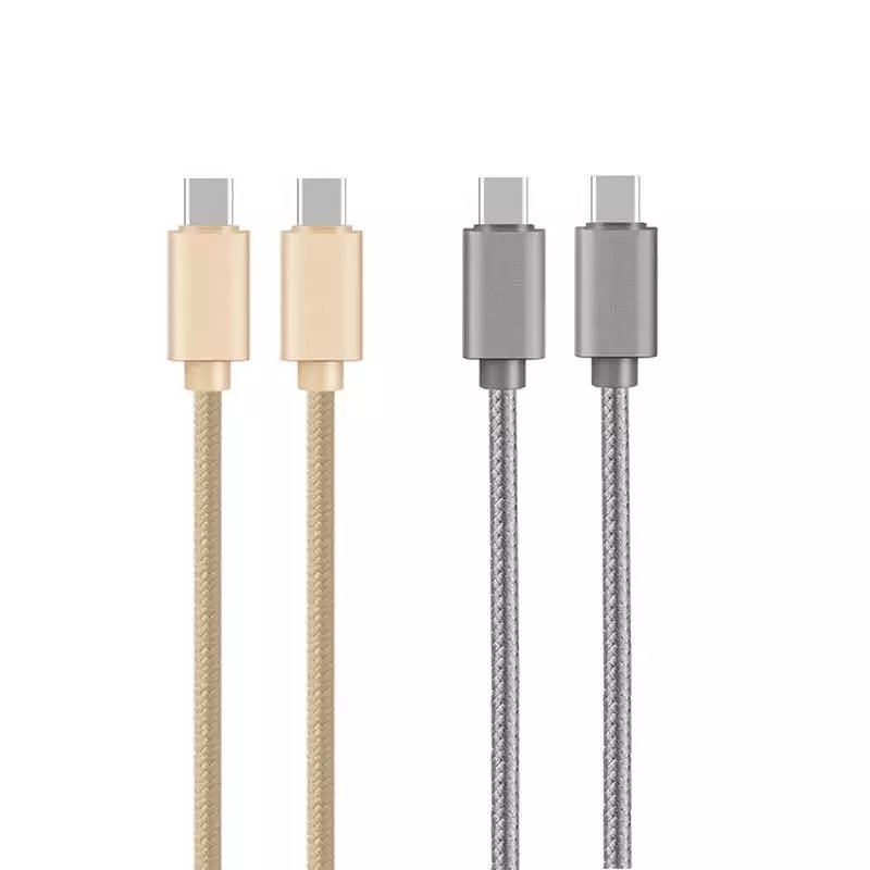 braided quick charging USB 3.1 type C data charging cable