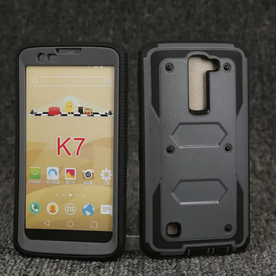 LG K7 case phone cover heavy duty 3 in 1 armor case